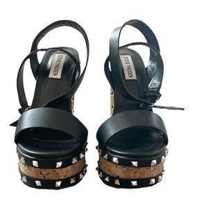 Steve Madden Spike Wedges. Size-8
